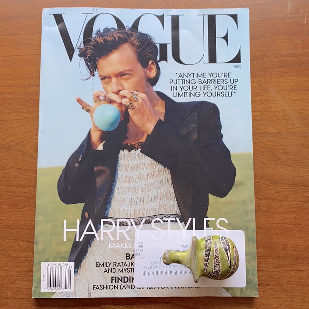 Harry Styles Vogue Dec 2020 issue